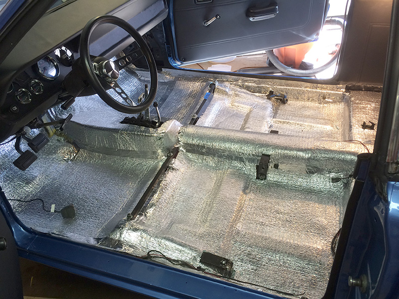 Car Insulation Duster Interior Install - Sound Deadener