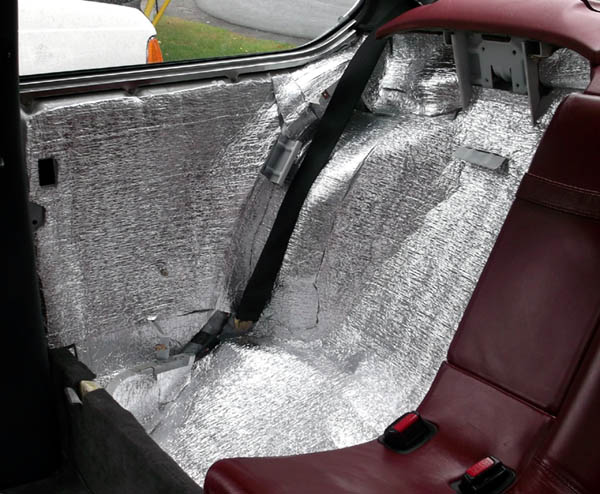 Car Insulation Rear Seat Installation