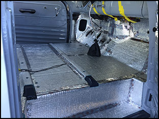 80 sqft Vehicle Car Insulation Heat Sound Deadener Thermal Automotive 1/4 foam 